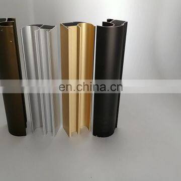 SHENGXIN Aluminum handles , anodized aluminium curtain rails sliding profile , aluminium profiles
