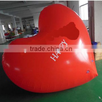 Hot salel lift off inflatable love heart balloon