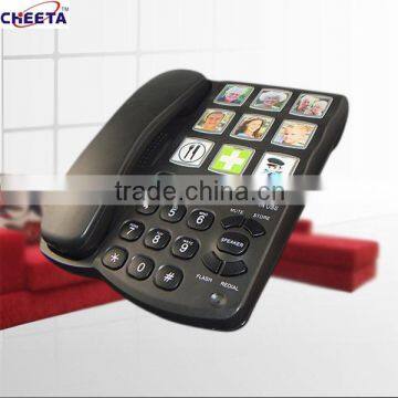 landline speaker big button telephone with picture for seniors