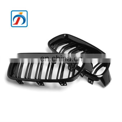 Double slat line 3 series F35 F30 glossy black front grille 51137255411