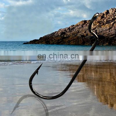 High carbon Steel jig Hook Brabless 8 Sizes 5#-3/0# narrow Crank Worm Hook Strength hook owner