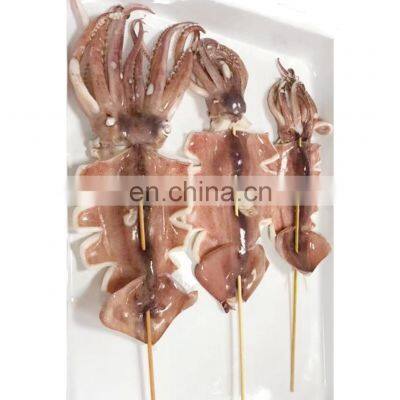 Good price frozen whole squid fillet skewer