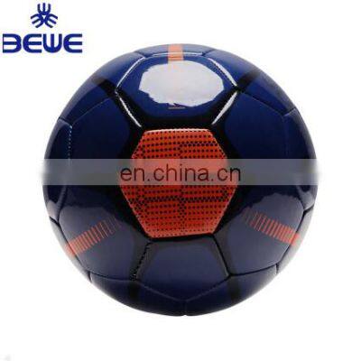 BEWE High Quality Colorful TPU Customized Soccer Ball Size 5 Football for Training