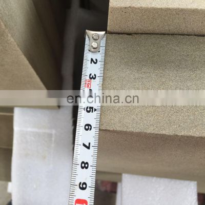 High quality xinfengrui light yellow building sandstone sandblast wall panel exterior exterior stone