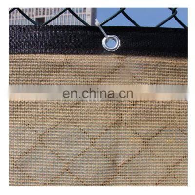 Factory Price 140 150 160 180GSM Dark Green Privacy Fence Net 6X50ft with eyelets Privacy Fence Screen