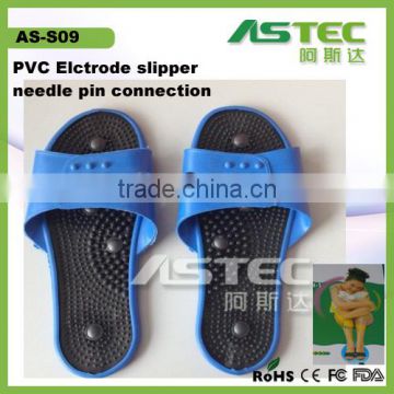 Electrode slipper .shoes foot therapy with tens