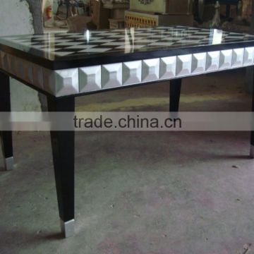 Unique design dining table D1015 WHITE
