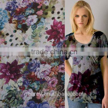 polyester fabric printing digital printed polyester chiffon fabric chiffon