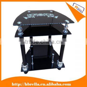 2014 tempered glass TV stand