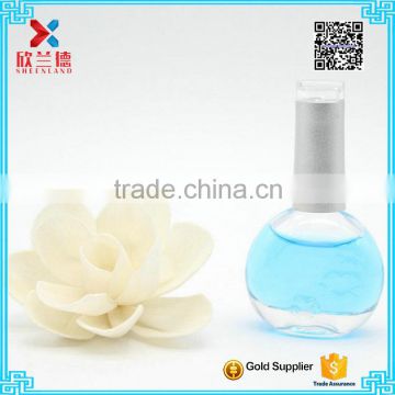 10ml clear empty nail polish glass bottle with brush cap for sale