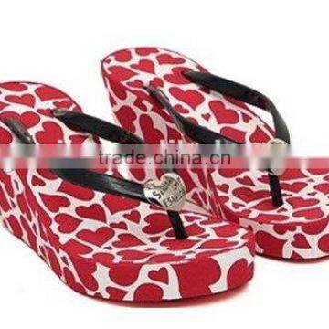 2014 fashion colourful high heel slippers, manufacturer