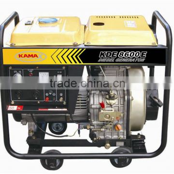 KAMAX 6KVA portable open diesel generator