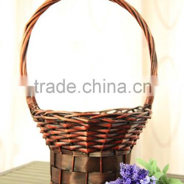 Rattan baskets, Vintage Wicker Handmade Flowers Fruits Bread Picnic Gift baskets baskets for hamper