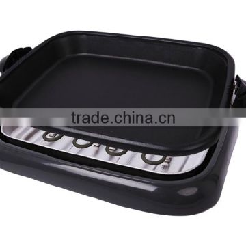 CE GS Certification with Glass Lid Electric aluminum fry pan