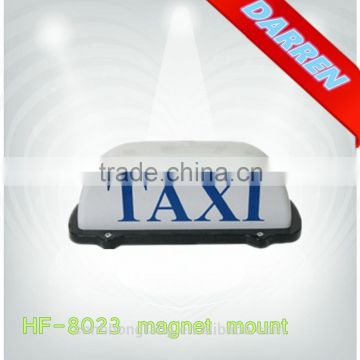 12v Magnet Taxi Top Light Box Light Bulb Taxi Roof Liht Cab Sign