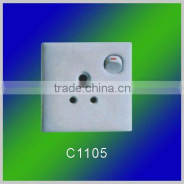5A,13A,15A 1 gang switched socket/1 way switch socket