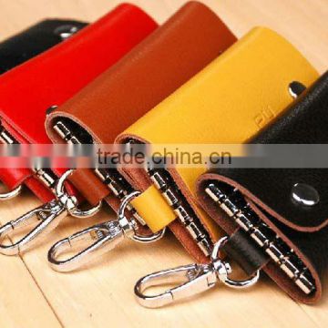 Custom Logo leather Key Holder/high quality pu key holder /handmade leather key holder/leather key holder