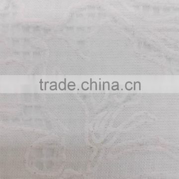 burnt-out fabric white color fabric china suppliers for cloth material