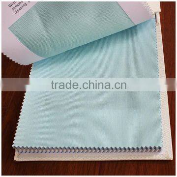 Solid blue colored ready made fire retardant hospital curtains fabeic XJY 4014