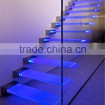 Colorful LED Floating Staircase