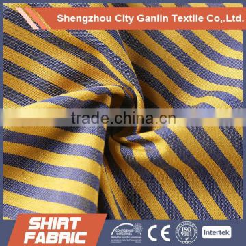 polyester shirt check/stripe fabric Wholesale yarn dyed for shirt