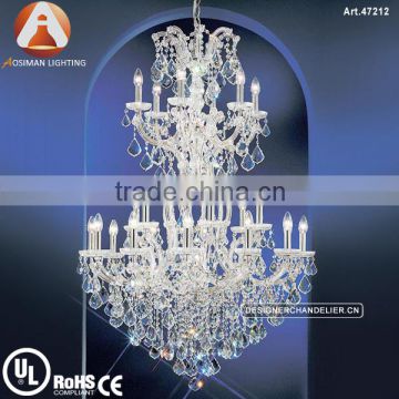 25 Light High Quality Large Maria Theresa Crystal Lamp