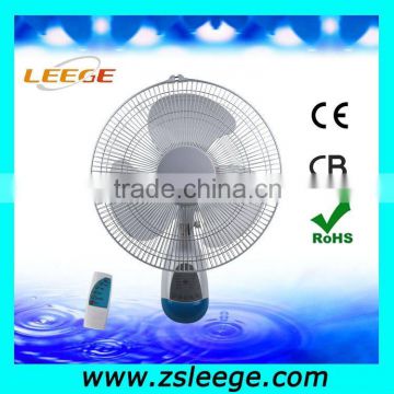 16 inch electric wall fan with remote control