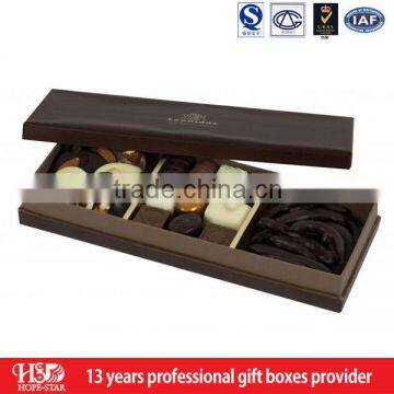 2015 Latest Design Top Quality Wedding Invitation Fancy Wooden Chocolate Box