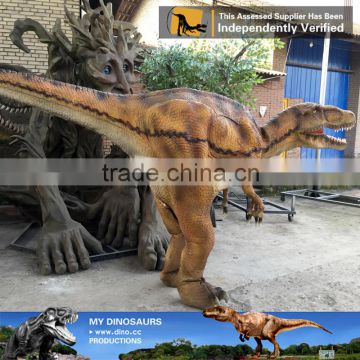 MY Dino-C023 Realistic Walking Adult Raptor Dinosaur Costume