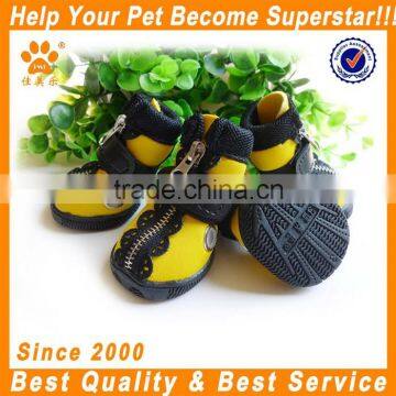 high quality pet boots PU leather dog shoes