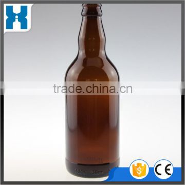 500ML WHOLESALE AMBER GLASS BEER BOTTLE FACTORY PRICE
