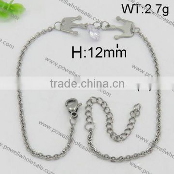 Newly wholesale sterling silver bracelet made in China
