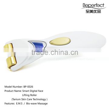 BP026 Face lift roller massager with 2 titanium rollers