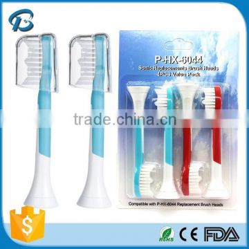 Dupont Tynex 612 Nylon Bristle Material child electric HX6044 for Philips p-hx-6044 toothbrush heads