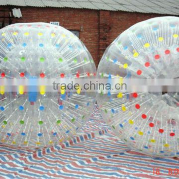 PVC and TPU plastic human sized hamster ball for adults