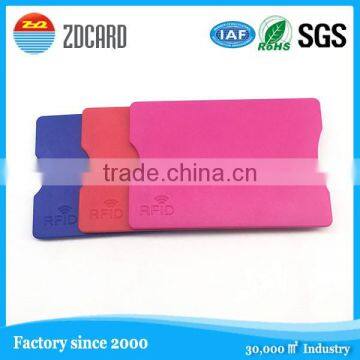Fashionable hard plastic business card holder with customized printing
