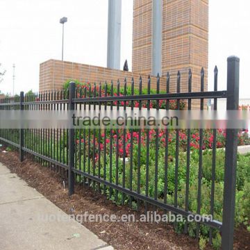 European art Easy installation Galvanized steel palisade fence