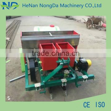 Tractor mounted 4 rows peanut planting machine