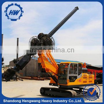 crawler mounted rotary drilling rig 22m