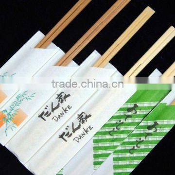 paper sleeve bamboo chopsticks