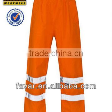 hi vis orange high visibility reflective safety trousers