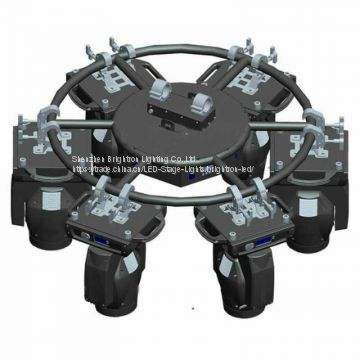 factory supporting structure DMX512 round revolving circle truss for stage dj par moving head