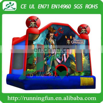Pirates of Caribbean inflatable jump, inflatable bounce house