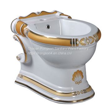 Golden Decal bathroom toilet bidet combined