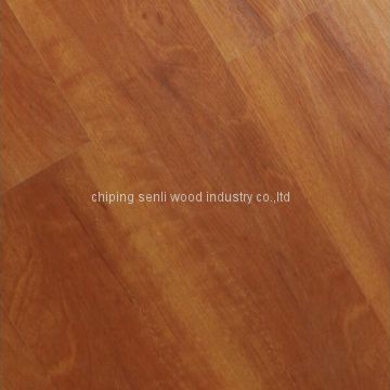 12mm Dark Brown living room using laminate flooring