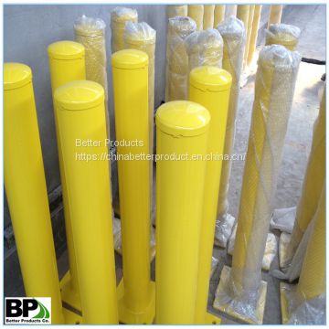 Heavy Duty Fixed Powder Coated Surface or Hot Dip Galvanized Mounted Steel Bollards
