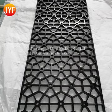 Foshan factory Modern Style Personalize Stainless Steel Laser Cut Privacy Folding Metal Screen divider