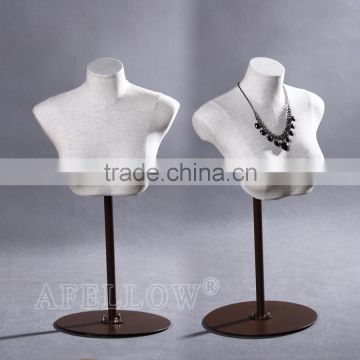 M003-S-3 fiberglass mannequin fashion jewelry display stands mannequin