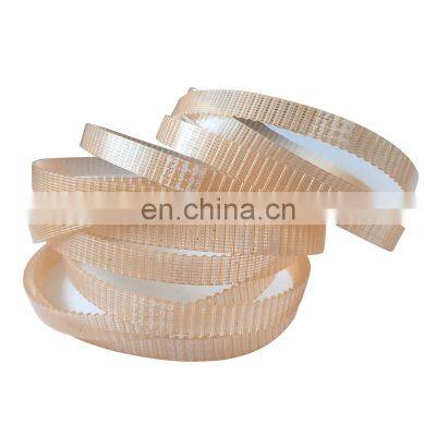 T2.5-8-245 PU Truly Endless aramid fiber Belt Transparent Color