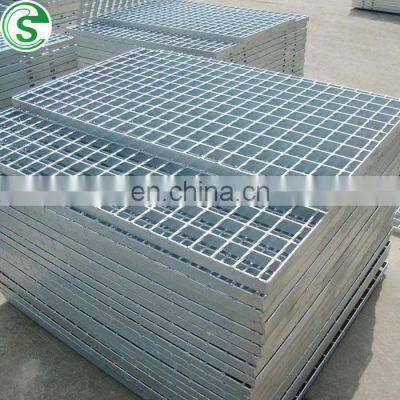 1 3/5 inch height metal trestle bridges Steel grid steel grate steps